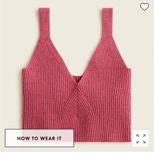 NWT J. Crew cashmere sweater tank size XS